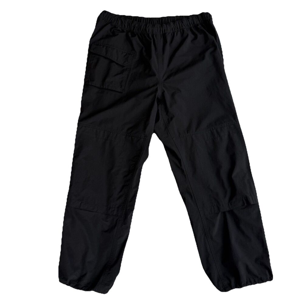 Duluth Trading Co. Mens Size XL x 32 Black Improved No-Rainer Pants Waterproof